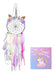 LATT Illuminated Unicorn Dreamcatcher with LED Lights, Decoration 0