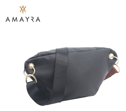 Amayra 67.C2390 Waist Bag with Plaqué Pocket and Polypropylene Strap 2