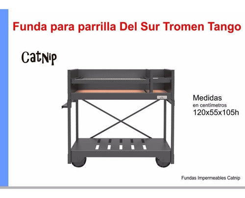 Catnip Funda Parrilla Tromen Del Sur Tango Imperm Lona Plastica 2