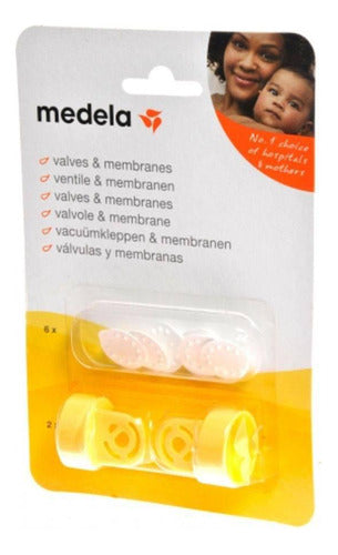 Kit Válvulas E Membranas Medela - Polipropileno/silicone 0