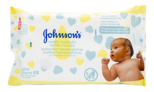 Johnson's Baby Kit X12 Toallitas Húmedas Recién Nacidos 48u 1