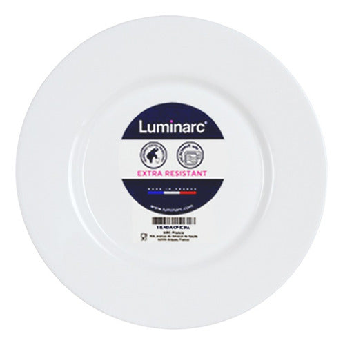 Luminarc Juego Platos Postre Everyday Vidrio Templado X12 0