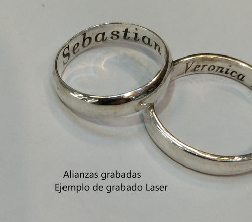 Atlanthis Silver Commitment Rings Set 1