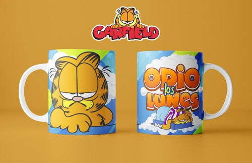 Kit Diseños Plantillas Tazas Garfield Sublimación M1 5