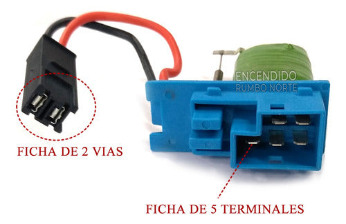 ERN Resistencia Variador Velocidad Chevrolet Vectra 97 98 Al 05 2