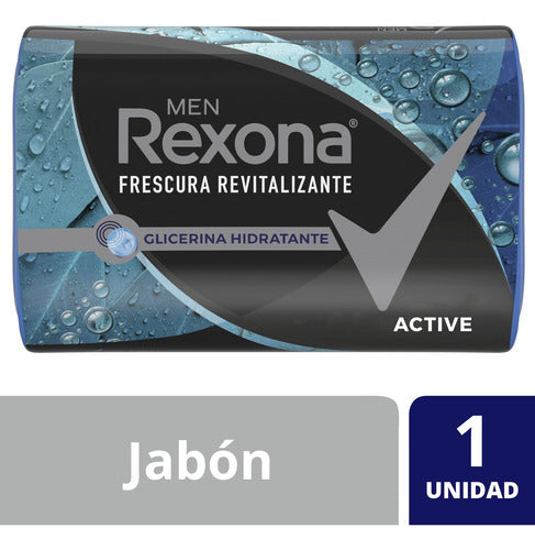 Rexona Pack X 12 Unid. Jabon Tocador Active 125 Gr 1