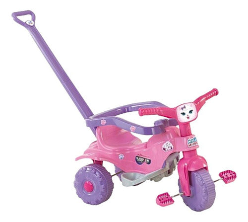 Triciclo Totoka Menina Carrinho De Passeio Infantil Completo 0