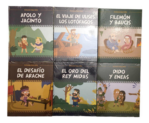 **Mythology for Kids - Set of 10 Hardcover Books by Salvat** - Mitología Para Niños Por Lote De 10 Libros Tapa Dura- Salvat
