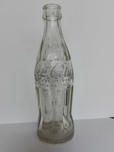 Botella Coca Cola 185 Cm3 Letras En Relieve 0