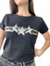 INGRID SIÜK Women's T-Shirt with Sequin Embroidery on the Chest 2