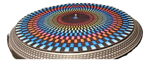 DJPROAUDIO Strobo Multicolor Paño Slipmat Espuma Bandeja Vinilos 0