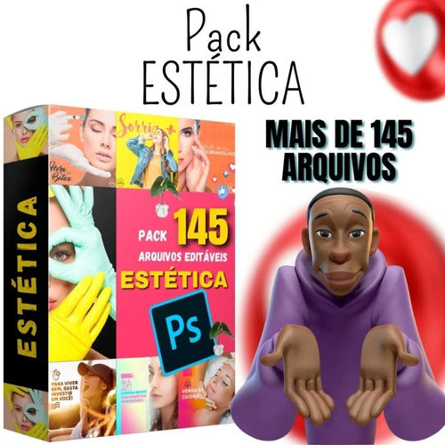 Pack Estética Photoshop + De 145 Artes Para Redes Sociais 0