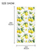 Cooldeer Yellow Lemon Leaves Hand Towels 2