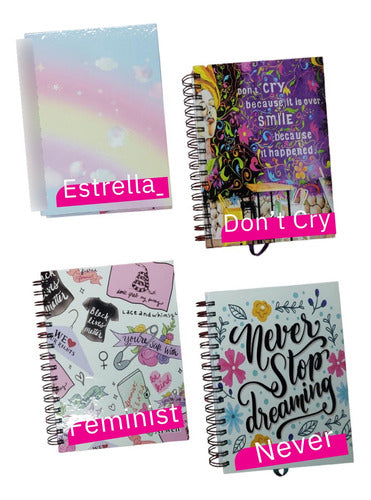 Agenda Arwen 2024 Diaria Espiral Línea Teen N8 15x21cm 1