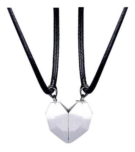 Magnetic Heart Couples Magnetic Necklace Love Jewelry Set Men Women Gift 5