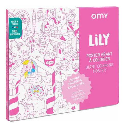 Lily Omy Cadaques Kids Giant Coloring Poster 0