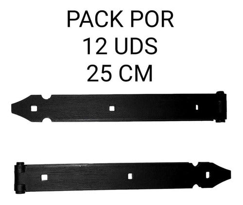 Corvex Colonial Double Wing Hinges 25cm Pack of 12 Units 2