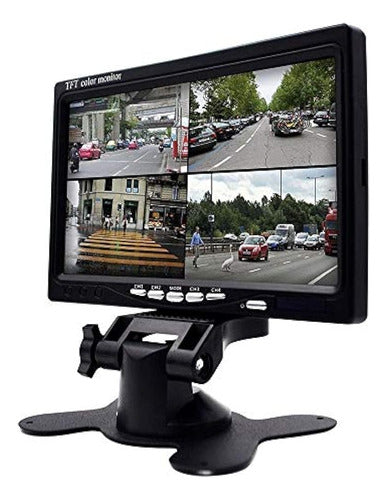 Hikity Quad Split Monitor 7 Inches HD TFT LCD Screen 2