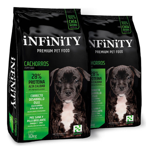 Infinity Premium Puppy Food Pack 2 X 10 Kgs 0