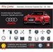 Juego De Discos Traseros Textar Audi A1 A3  Vw Bora Golf 4