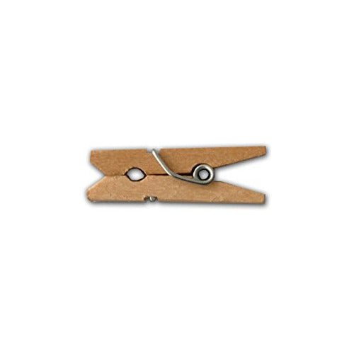 LWR Crafts Mini Wooden Clothespins 25mm 200u Nat 0