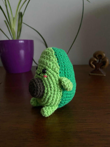 Palta Amigurumi - Avocado Tejido A Crochet 1