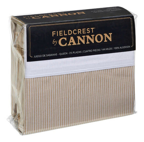Cannon Fieldcrest 2½ Queen Size 100% Cotton Sheet Set 92