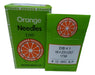 Orange Straight Sewing Machine Needles DB x 10 0