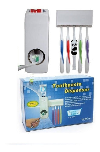 Porta Cepillos Y Dispensador De Pasta Dental 2