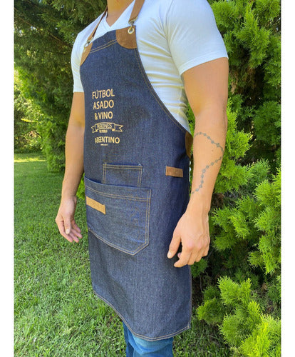 Jean Kitchen Apron Unisex for Grilling and Cooking 18