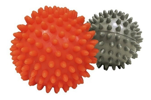 Pelota Masajeadora Pinches Drb X2 Masajeador Pilates 1