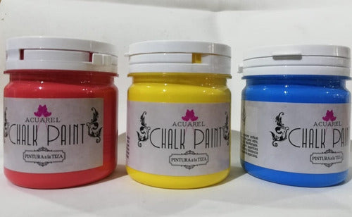 Pintura A La Tiza Chalk Paint Acuarel 200cc X5 Unidades 0