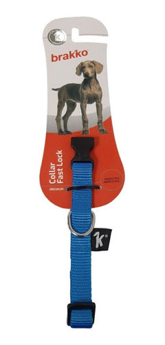 Brakko Premium Fast Lock Medium Dog Collar 12