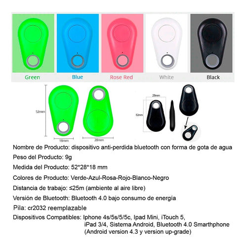 Belsic Wireless Bluetooth Key Finder Etracking Bt 4.0 1