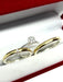 Athena Silver 925 and 18k Gold Wedding Bands + Cubic Ring + Engraving 1