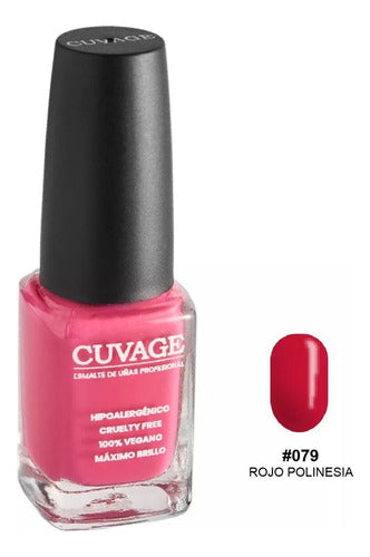 Cuvage Nail Polish Traditional No TACC Pro Keratine C Color #083 Madagascar Pink 9