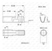 1000 Terminales Cilindrico Ext 3mm Int 2.37mm Para Tubo Led 1