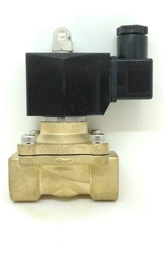 Válvula Solenoide 1 Polegada N-fechada 80°c 2/2 Bobina 220v 4