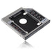 2 Sata Hdd Hd Disco Duro Caddy Caso De 12,7 Mm Portátil Cd D 0