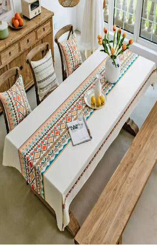 Tropical Printed Stain-Resistant Anti-Wrinkle Tablecloth 150x310cm 5