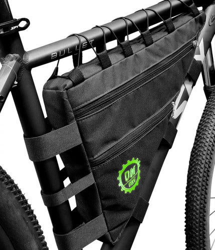 Triangle Bicycle Frame Bag with Double Compartment by Dm Bike 47