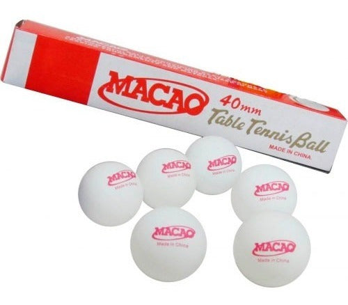 Macao Pelotas Pelotitas De Ping Pong X6 0