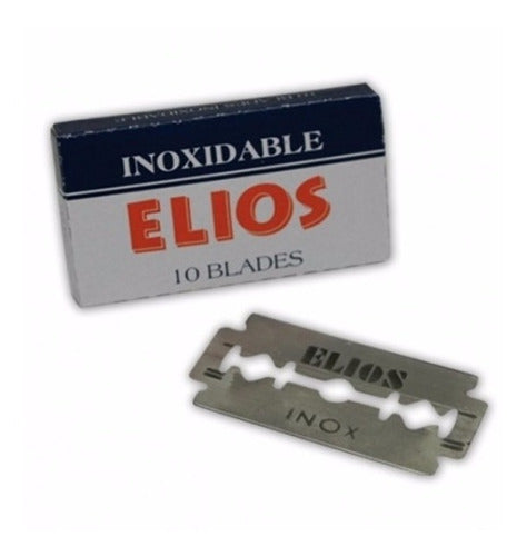 Elios Double Edge Razor Blades 10-Pack Barber Shop 0