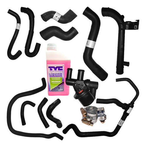 Complete Chevrolet Corsa 1.4 Classic Water Hose Kit + Faucet + Pipe 0