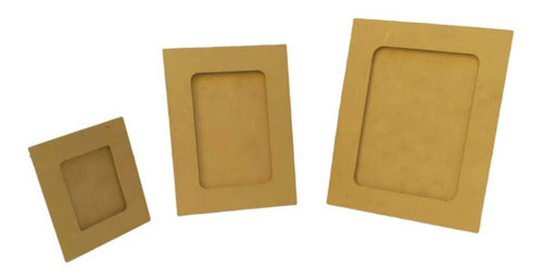 Set of 20 MDF Photo Frames 10x15cm Without Glass 0