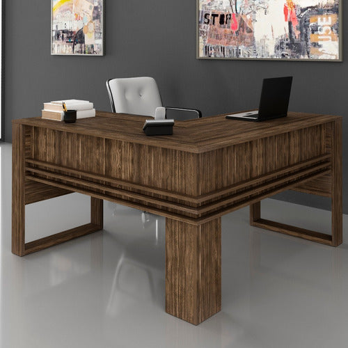 Punto Union L-Shaped Office Desk - 136 x 136 - Model ME 4145 5