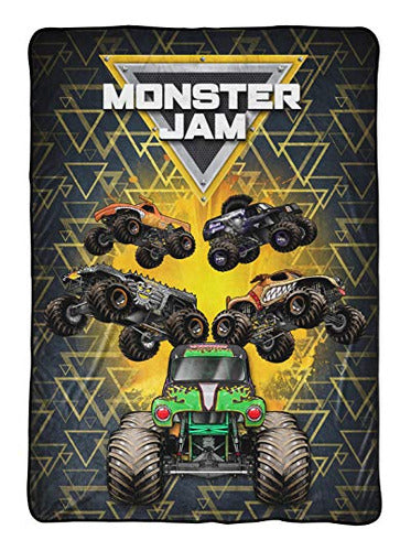 Jay Franco Manta Monster Jam MJ Life - 62 X 90 Inches, Kids Bedding 0