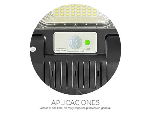 Belmotec Luminaria Solar 200W Ahorro Energia Exterior Soporte Sensor 4