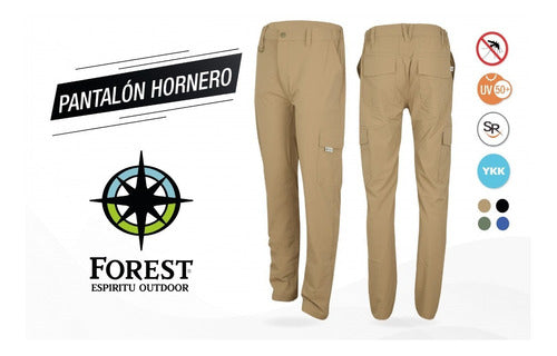 Cargo Pants with Spandex for Outdoor Trekking Quality Forest 8