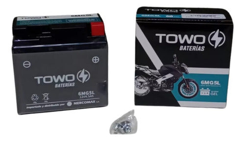 Dynamic Bateria Ytx5l-bs Gel Honda Titan 150 Motos Franco 0